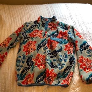 Women’s floral Patagonia pullover